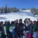 Gruppenfoto vor der super Piste in Mühlbach