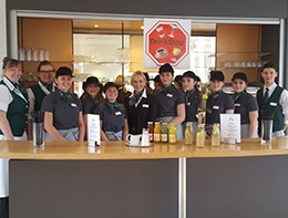 Gruppenfoto Schüler der Genussmeile