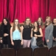 Gruppenfoto im Landestheater vor der Bühne