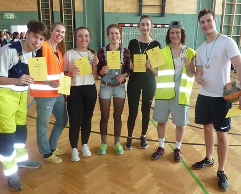 Siegermannschaft Volleyballturnier