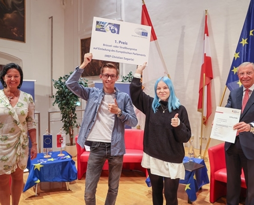 Gewinner des EU Projekts mit Gutschein