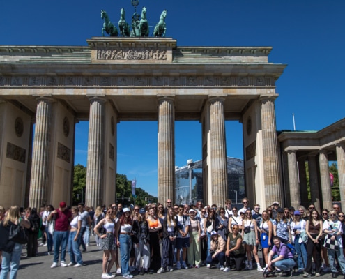 vor dem Brandenburger Tor